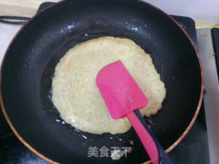 芹菜鸡蛋饼的做法步骤：7