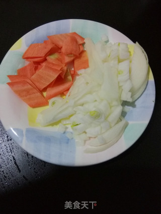 芝士炒年糕的做法步骤：4