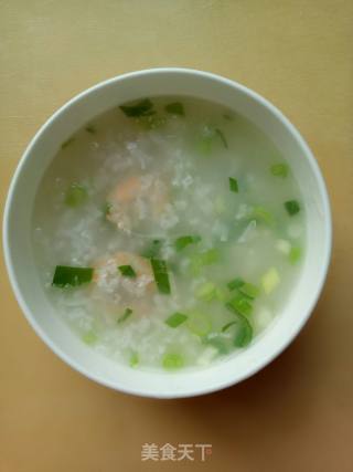 小葱海米粥的做法步骤：7