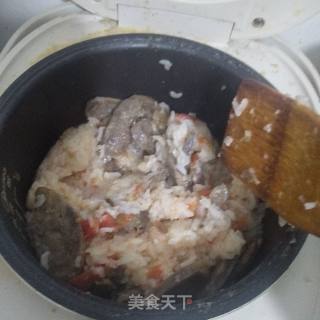 番茄腊肉饭的做法步骤：4