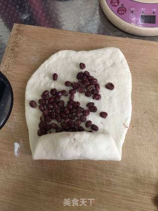 红豆卷的做法步骤：5