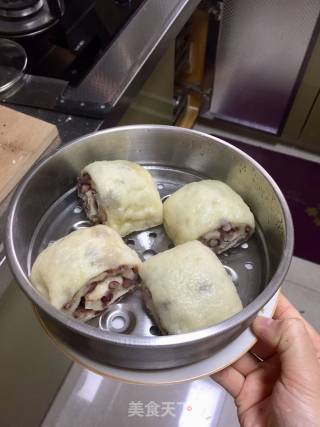 红豆卷的做法步骤：9