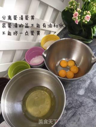 八寸戚风的做法步骤：1