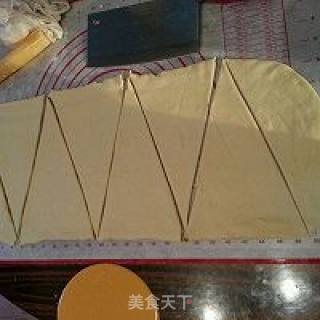 美味的牛角包的做法步骤：7