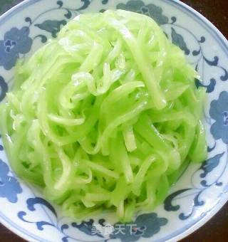 凉拌莴苣的做法步骤：7