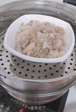 粉蒸肉的做法步骤：7