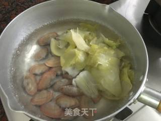 花蛤咸菜汤的做法步骤：4