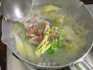 花蛤咸菜汤的做法步骤：7