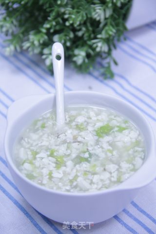 辅食--豆腐蘑菇羹的做法步骤：9