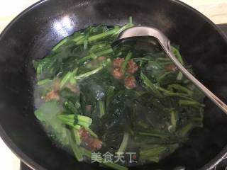 菠菜肉丸汤的做法步骤：4