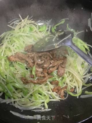 青椒土豆丝的做法步骤：8