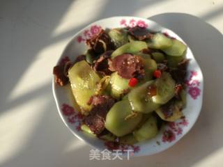 黄瓜牛肉的做法步骤：9