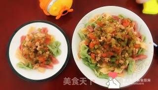 双茄打卤面的做法步骤：10