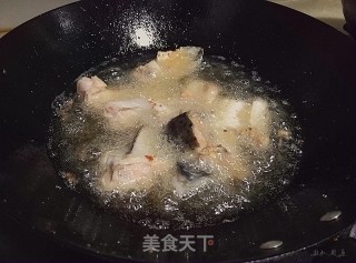 葱椒三文鱼头的做法步骤：5