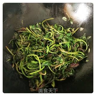 清炒小米菜的做法步骤：3