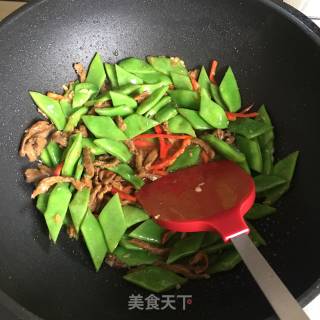 芸豆炒肉丝的做法步骤：7