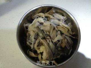 小白菜炒平菇的做法步骤：2
