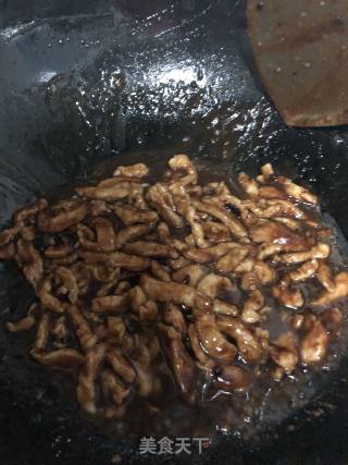 京酱肉丝的做法步骤：7