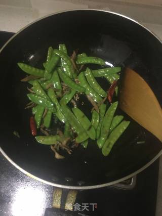 荷兰豆肉丝粉的做法步骤：6