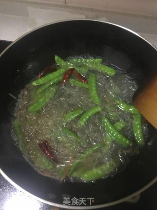 荷兰豆肉丝粉的做法步骤：7