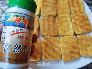 烧烤味豆腐的做法步骤：4