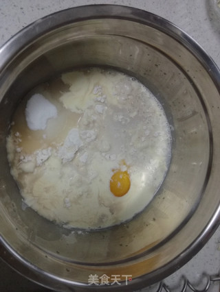 奶香椰蓉吐司的做法步骤：2