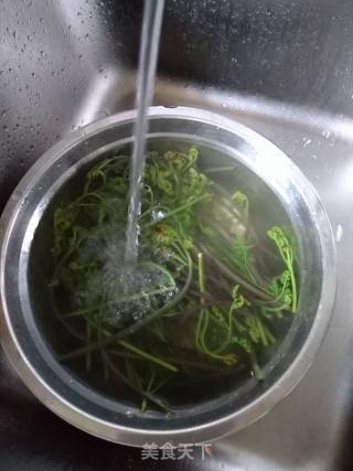 凉拌蕨菜的做法步骤：3