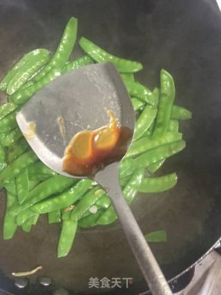 蒜香荷兰豆的做法步骤：8