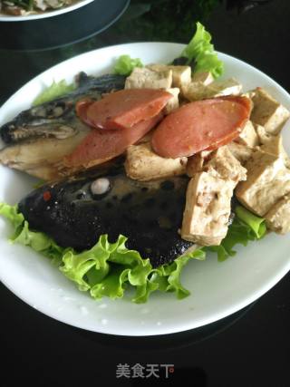 鱼头炖豆腐的做法步骤：10
