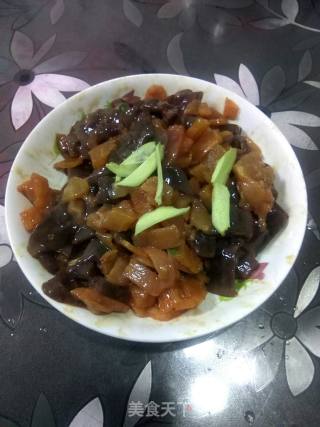 猪肝瘦肉炒面的做法步骤：2