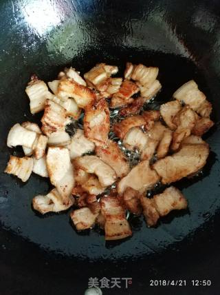 香煎回锅肉的做法步骤：7
