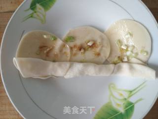 饺子皮做千层饼的做法步骤：4