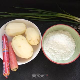 土豆煎饼的做法步骤：1
