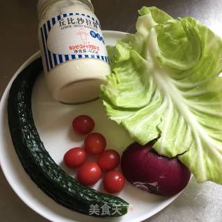 蔬菜沙拉的做法步骤：1
