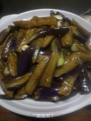 酱香茄子的做法步骤：7