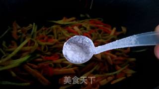 菠菜笋丝面的做法步骤：14