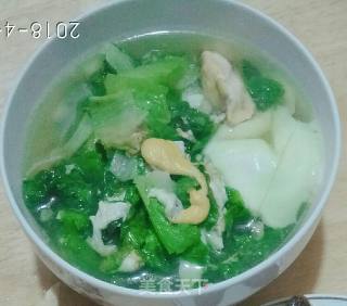 生菜鸡蛋汤的做法步骤：6