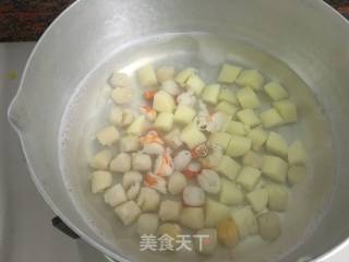 干贝豆腐羹的做法步骤：6