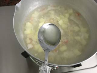 干贝豆腐羹的做法步骤：10