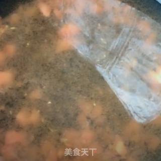 鲜虾猪肝面线的做法步骤：7