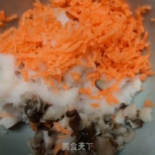 米饭鱼丸的做法步骤：2