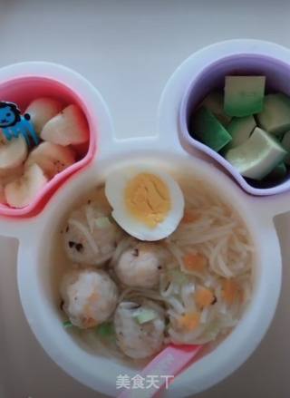米饭鱼丸的做法步骤：7
