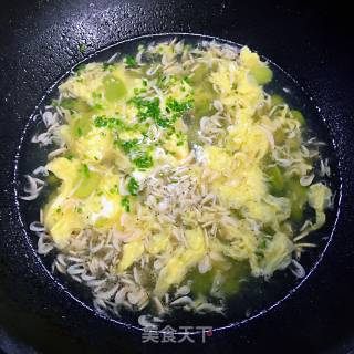 虾皮豆瓣鸡蛋汤的做法步骤：7
