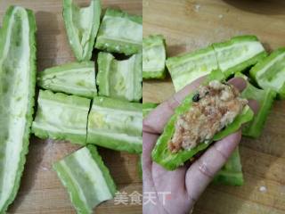 苦瓜船的做法步骤：3