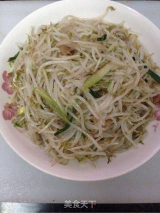 炒绿豆芽的做法步骤：5