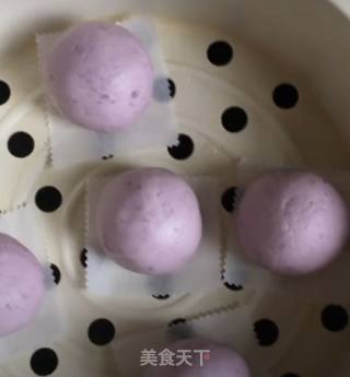 紫薯版青团的做法步骤：11