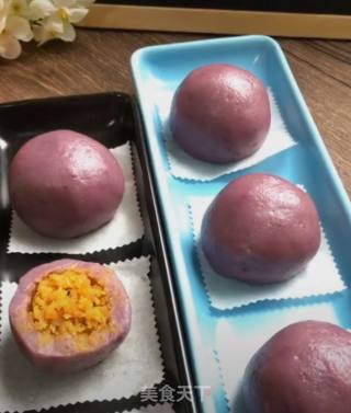 紫薯版青团的做法步骤：14