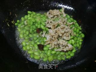 毛豆炒肉丝的做法步骤：8