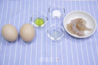 鲜虾蒸水蛋的做法步骤：1