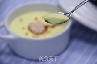 鲜虾蒸水蛋的做法步骤：7